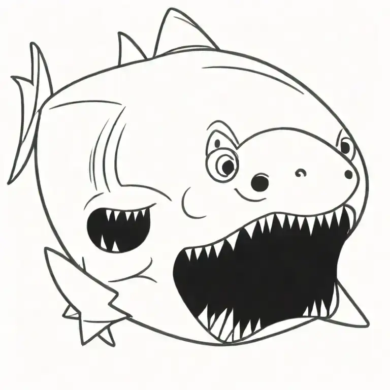 Shark tattoo design idea