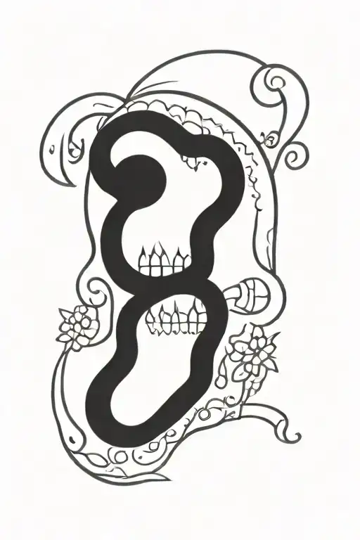 Sugar Skull tattoo design idea