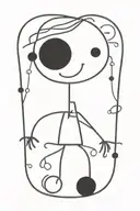 Whimsy Goth tattoo design idea