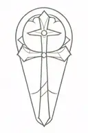 Ankh tattoo design idea