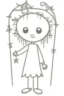 Whimsy Goth tattoo design idea