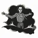 beetlejuice tattoo design idea