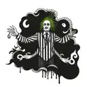 beetlejuice tattoo design idea