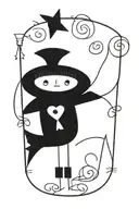 Whimsy Goth tattoo design idea