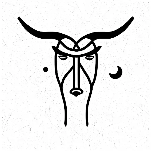 taurus, Gemini and Aries mix tattoo design idea