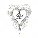 Create a minimalist tattoo from the phrase: The line that separates good from evil runs through the heart of every human tattoo design idea