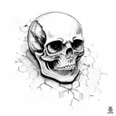 eye realistic  tattoo design idea