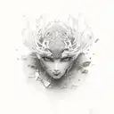 number 25 tattoo design idea