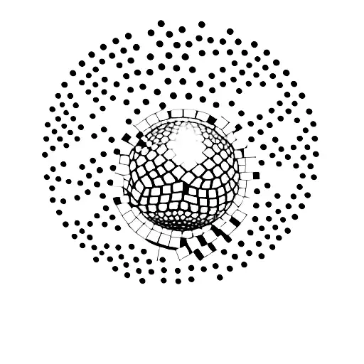 Fernsehturm Berlin, Discoball, Dancing tattoo design idea