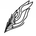 Wing tattoo design idea