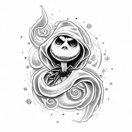 the nightmare before Christmas  tattoo design idea