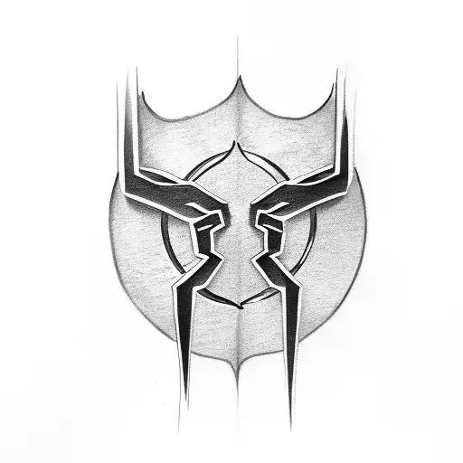  the flash and spiderman logo tattoo design idea