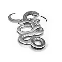 snake in a sword tattoo design idea