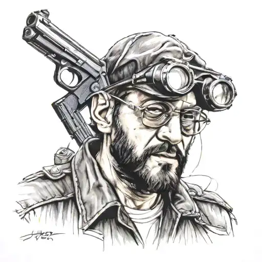 leon the professional tattoo design idea