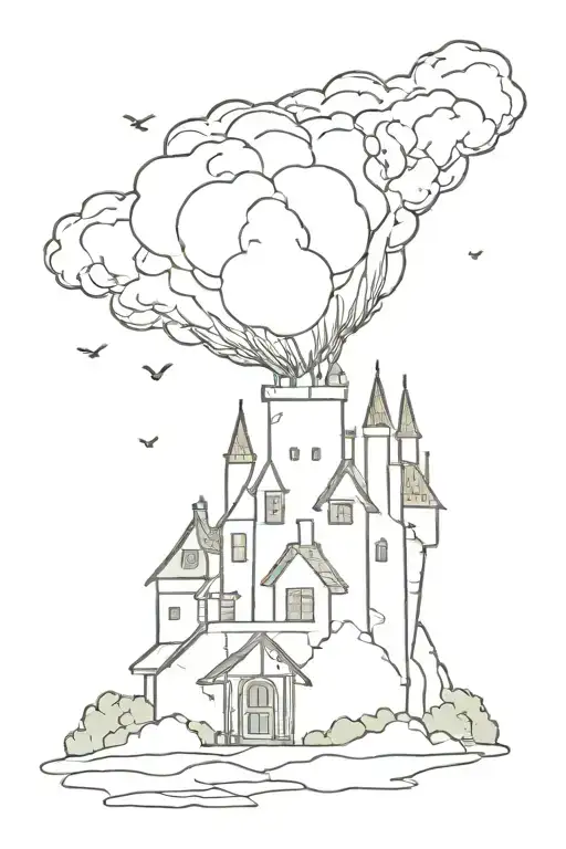 Howl's Moving Castle tattoo design idea