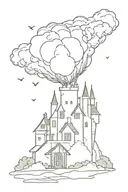 Howl's Moving Castle tattoo design idea