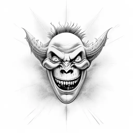 The Lord laughs at the wicked, for he knows their time is coming tattoo design idea