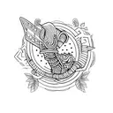 Letra chola tattoo design idea