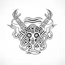 Letra chola tattoo design idea