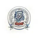 Letra chola tattoo design idea