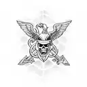 marine corps Daughter tattoo design idea