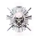 bio mechanical h r giger tattoo design idea