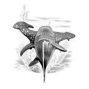 whale shark tattoo design idea
