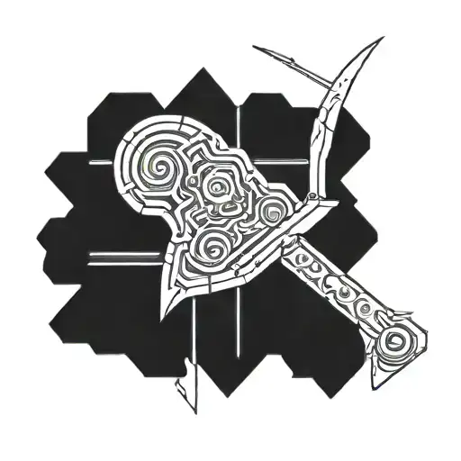 49.722809, -54.150820 coordinates on a wooden sword with a background of an ocean, in Joe Batt's Arm newfoundland  tattoo design idea