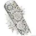 sleeve patchwork tattoo tattoo design idea