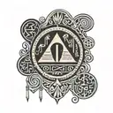 Egyptian hieroglyphics tattoo design idea