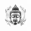 Buddha tattoo design idea
