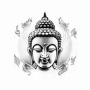 Buddha tattoo design idea