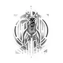 john wick tattoo design idea