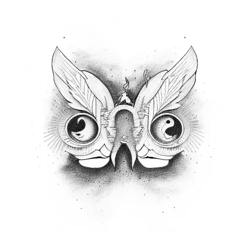 good omens tattoo design idea