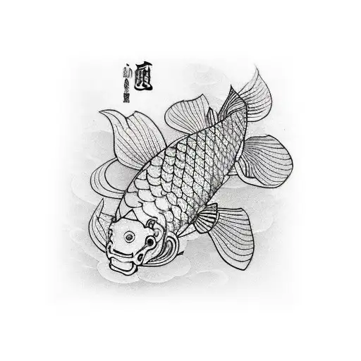 Koi Fish tattoo design idea