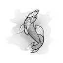 Koi Fish tattoo design idea
