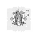 Koi Fish tattoo design idea