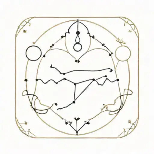 taurus love Libra constellation symbolizing tattoo design idea