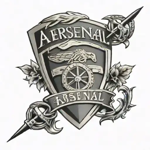 Arsenal tattoo design idea