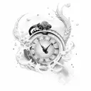 Father Time  tattoo design idea