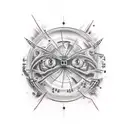 torn skin with binary numbers underneath in arm and forearm tattoo design idea