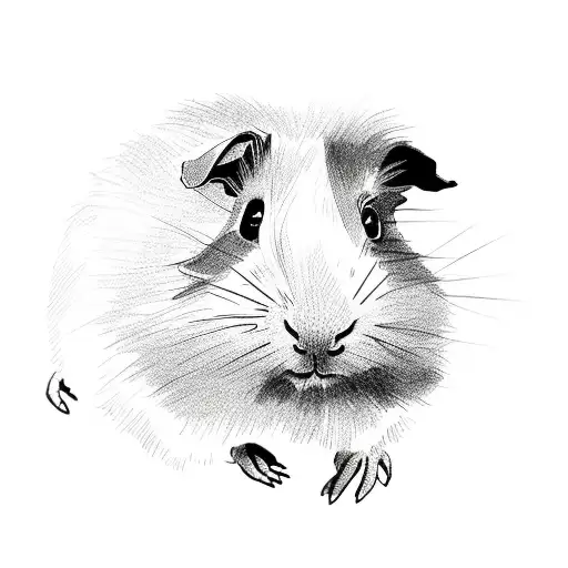 guinea pig tattoo design idea