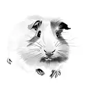 guinea pig tattoo design idea