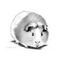 guinea pig tattoo design idea
