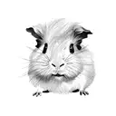 guinea pig tattoo design idea