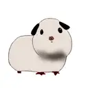 simple guinea pig tattoo design idea