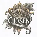 Chosen tattoo design idea