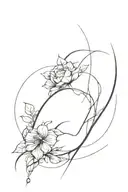elbow tattoo design idea