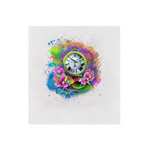 Tatuaje que represente el lazo con mi abuela con la siguiente frase "extrañarte es el eco del tiempo que me diste tattoo design idea