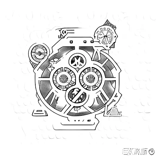 Tatuaje que represente el lazo con mi abuela con la siguiente frase "extrañarte es el eco del tiempo que me diste tattoo design idea